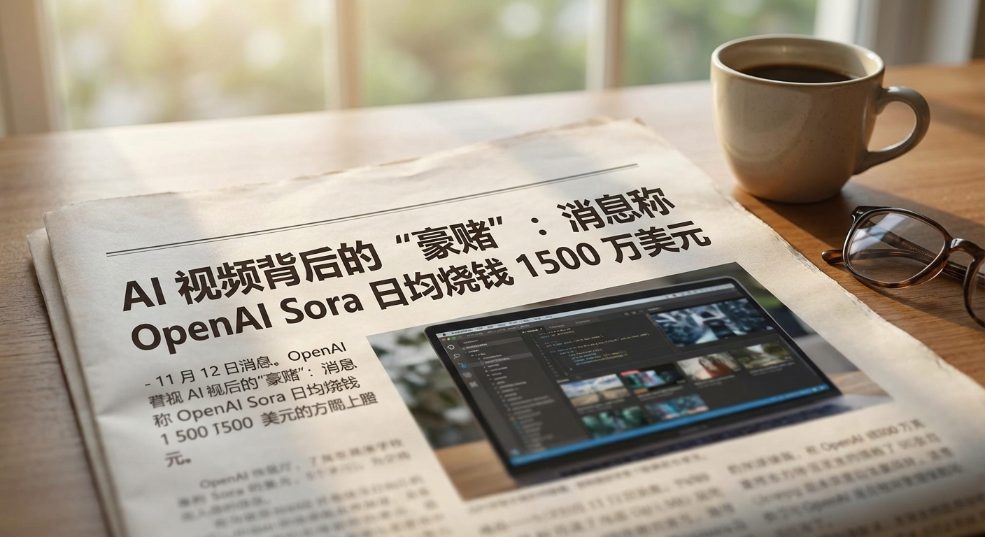 AI 视频背后的“豪赌”：消息称 OpenAI Sora 日均烧钱 1500 万美元第一张图