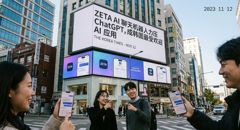 力压 ChatGPT，韩国本土 AI 聊天机器人 Zeta 成该国最受欢迎 AI 应用第一张图