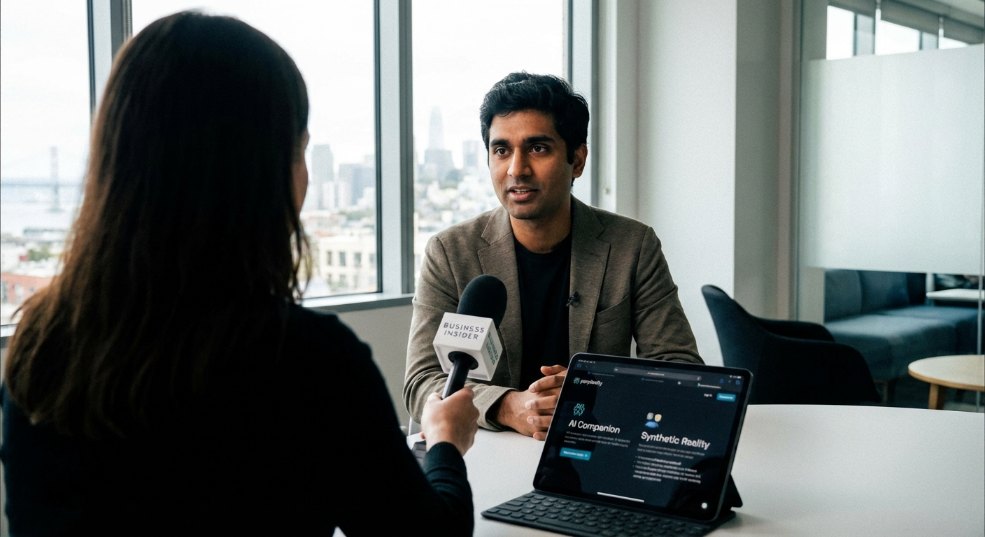 Perplexity CEO:AI 陪伴应用将让用户沉浸在「合成现实」中 Perplexity CEO:AI 陪伴应用将让用户沉浸在「合成现实」中第一张图