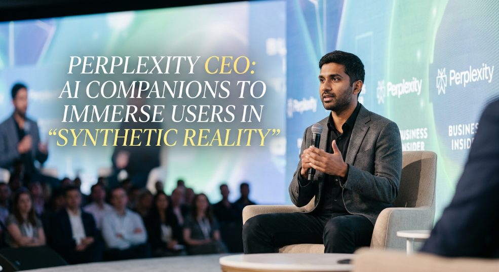 Perplexity CEO:AI 陪伴应用将让用户沉浸在「合成现实」中 Perplexity CEO:AI 陪伴应用将让用户沉浸在「合成现实」中第二张图