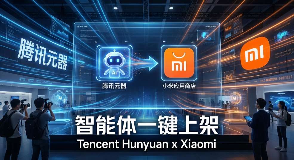 腾讯元器与小米合作，智能体一键上架应用商店