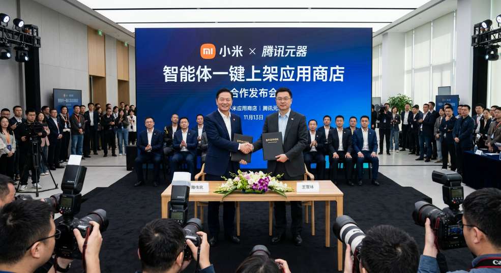 腾讯元器与小米合作，智能体一键上架应用商店第一张图