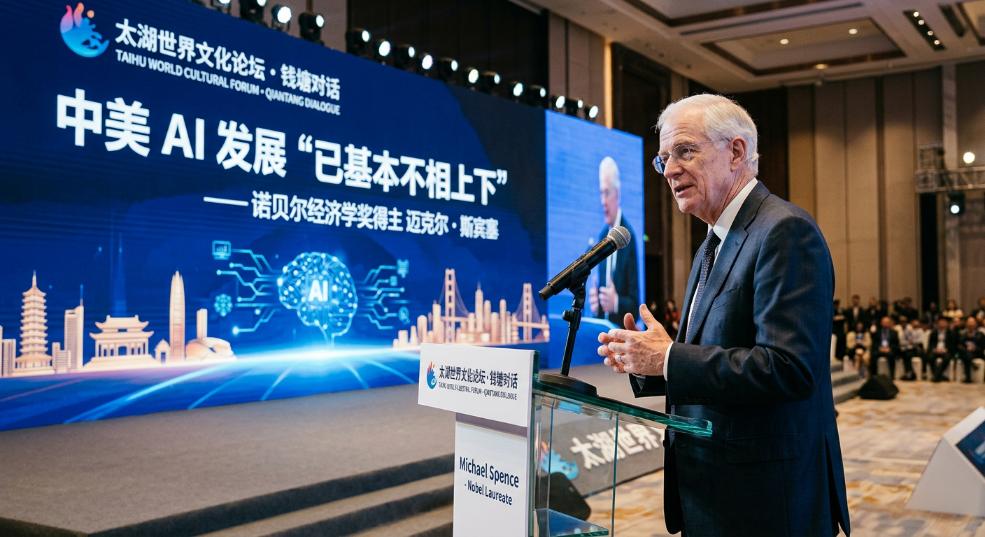 诺贝尔经济学奖得主迈克尔・斯宾塞:中美 AI 发展“已基本不相上下” 诺贝尔经济学奖得主迈克尔・斯宾塞:中美 AI 发展“已基本不相上下”第二张图