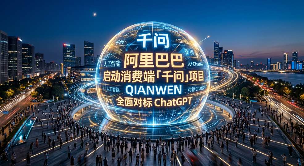 阿里巴巴启动消费端「千问」项目，全面对标 ChatGPT
