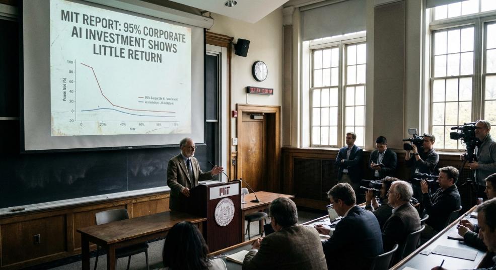 AI 泡沫？麻省理工学院报告 95% 企业 AI 投资几乎无回报第一张图