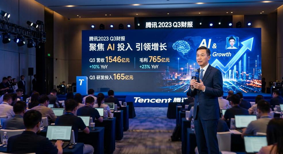 腾讯公布 Q3 财报，聚焦 AI 投入引领增长