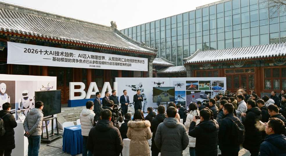 2026十大AI技术趋势 ：AI迈入物理世界，从预测词汇走向预测世界状态第一张图