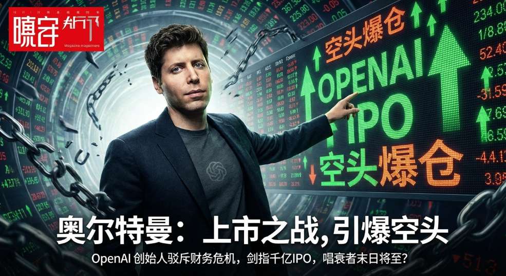 萨姆・奥尔特曼驳斥 OpenAI 财务危机说，称未来会上市让唱衰者爆仓