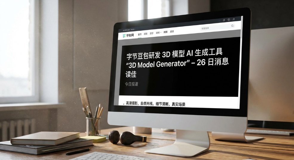 字节豆包研发 3D 模型 AI 生成工具“3D Model Generator”第一张图