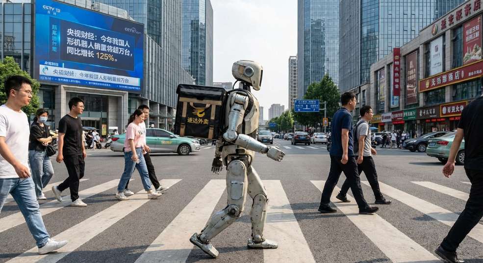 今年我国人形机器人销量将超万台，同比增长 125%第一张图