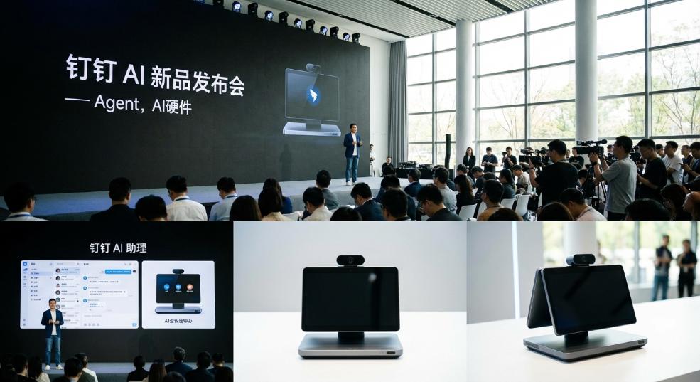 钉钉发布多款 AI 产品，还有一款硬件第一张图