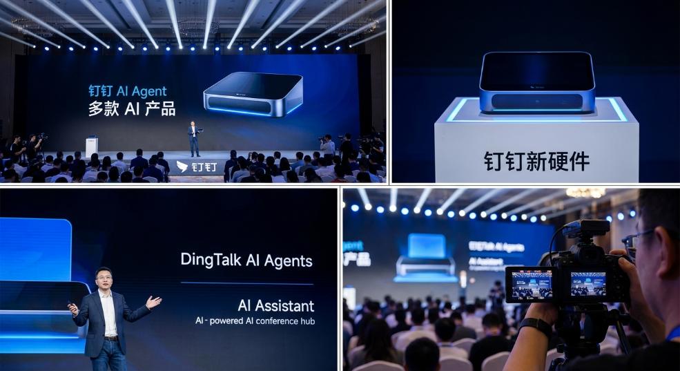钉钉发布多款 AI 产品，还有一款硬件第二张图