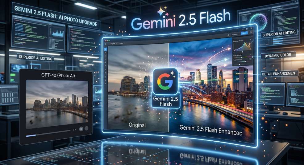 谷歌 Gemini 2.5 Flash 升级 AI修图功能，多项表现优于 GPT