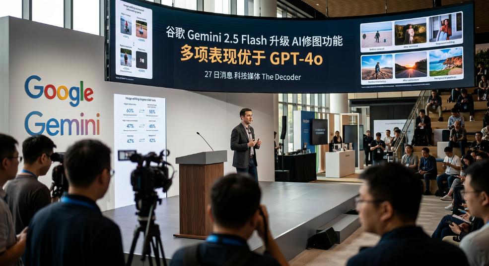 谷歌 Gemini 2.5 Flash 升级 AI修图功能，多项表现优于 GPT-4o第二张图