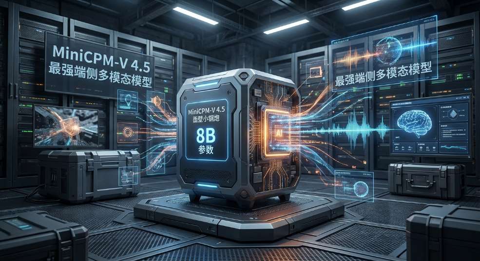 行业首个：8B 参数面壁小钢炮 MiniCPM-V 4.5 开源，号称“最强端侧