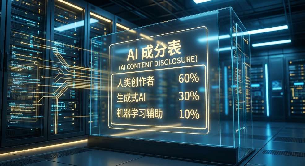 互联网新草案：网页将明确“AI 成分表”，标明 AI 参与程度
