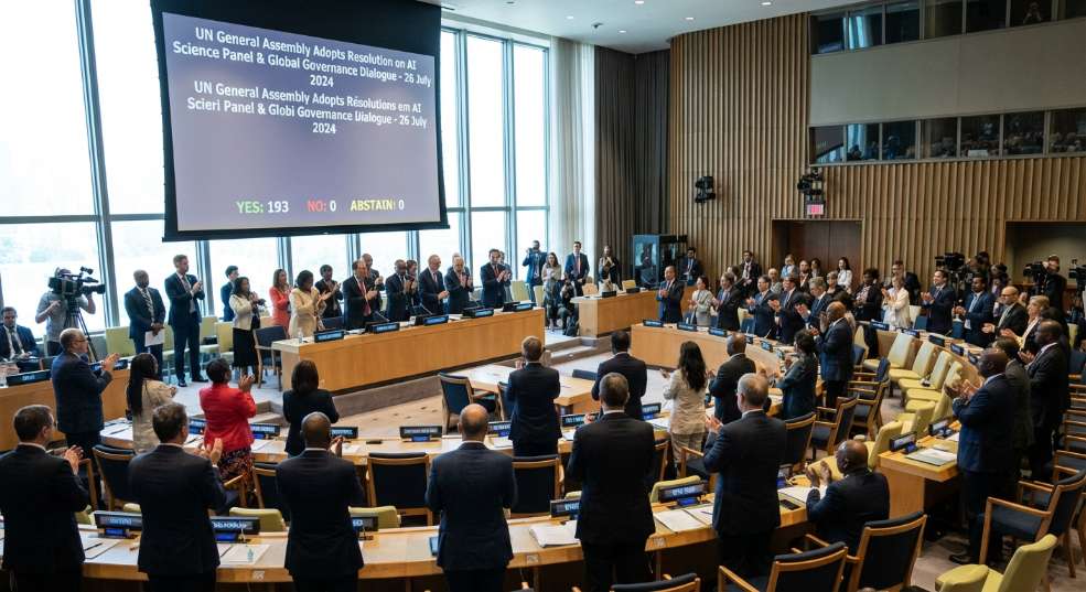 联合国大会决定设立人工智能独立国际科学小组与全球人工智能治理对话机制 联合国大会决定设立人工智能独立国际科学小组与全球人工智能治理对话机制第一张图