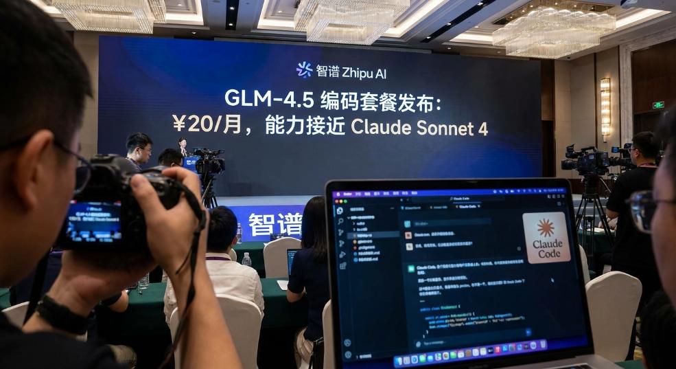 智谱宣布推出 GLM-4.5 编码套餐：20 元每月，能力接近 Claude Sonnet 4第二张图