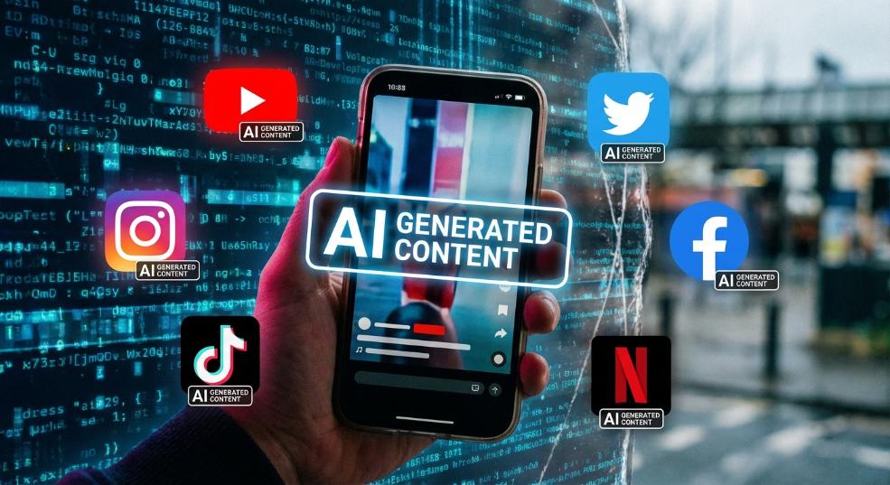 多平台上线 AI 生成合成标识，更易看清内容真假