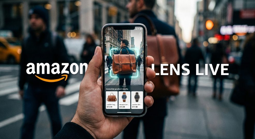 亚马逊推出 AI 购物新功能 Lens Live，手机对着实物扫扫就能找同款