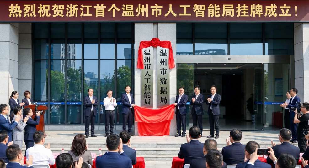 浙江首个，温州市人工智能局正式挂牌成立