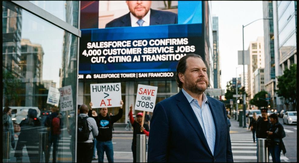 AI 抢人类饭碗：Salesforce CEO 证实公司裁掉了 4000 个客服第二张图