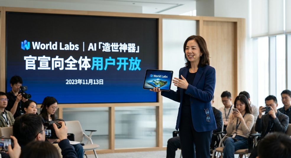 李飞飞的 AI「造世神器」官宣向全体用户开放第一张图