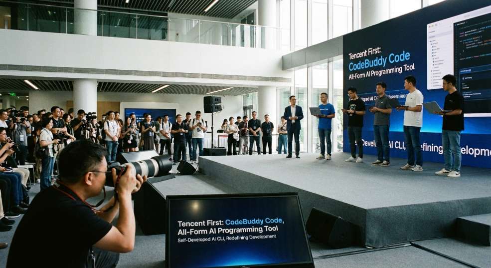 国内首家支持全形态 AI 编程工具：腾讯发布自研 AI CLI 工具 CodeBuddy Code第二张图