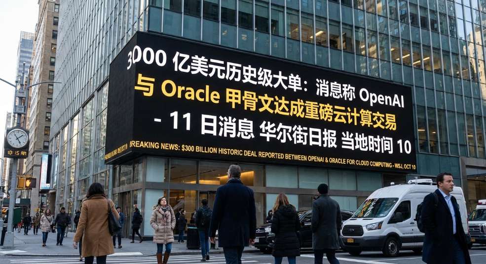 3000 亿美元历史级大单：消息称 OpenAI 与 Oracle 甲骨文达成重磅云计算交易第一张图