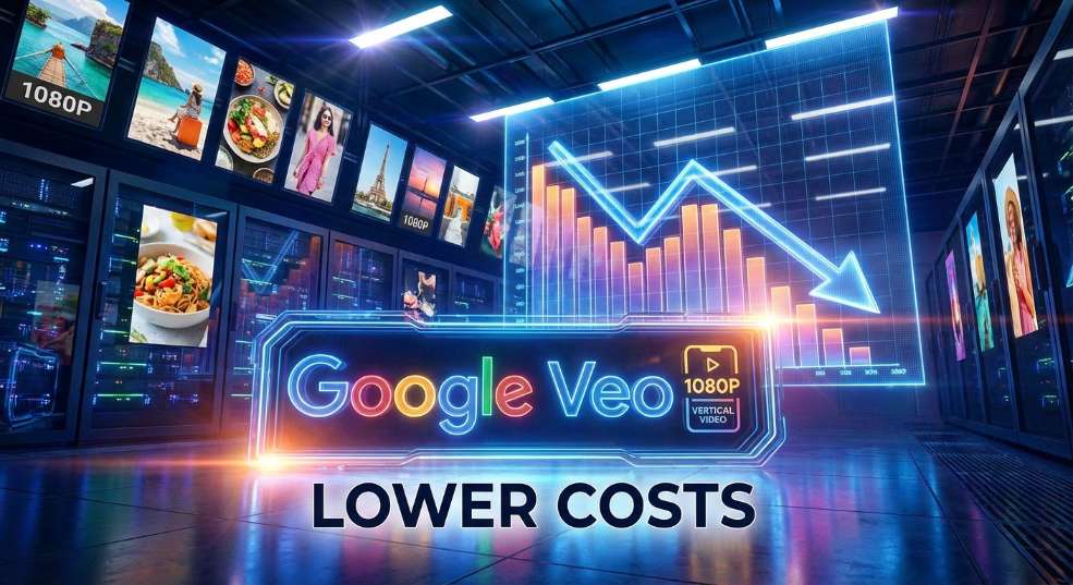 谷歌 Veo 3 已支持生成 1080P 分辨率与竖屏视频，且费用大降