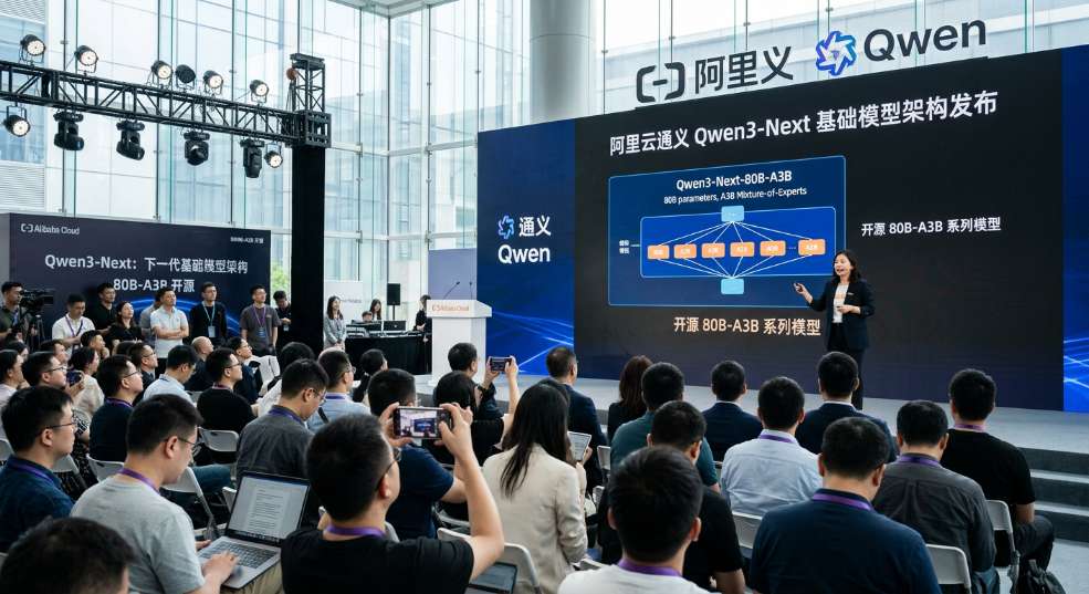 阿里云发布通义 Qwen3-Next 基础模型架构，开源80B-A3B系列模型第一张图