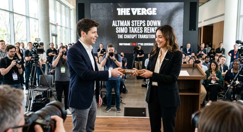 奥特曼交出 ChatGPT 指挥棒，新 CEO 上线第一张图