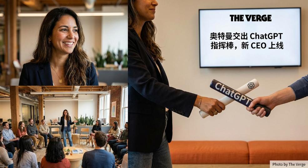 奥特曼交出 ChatGPT 指挥棒，新 CEO 上线第二张图