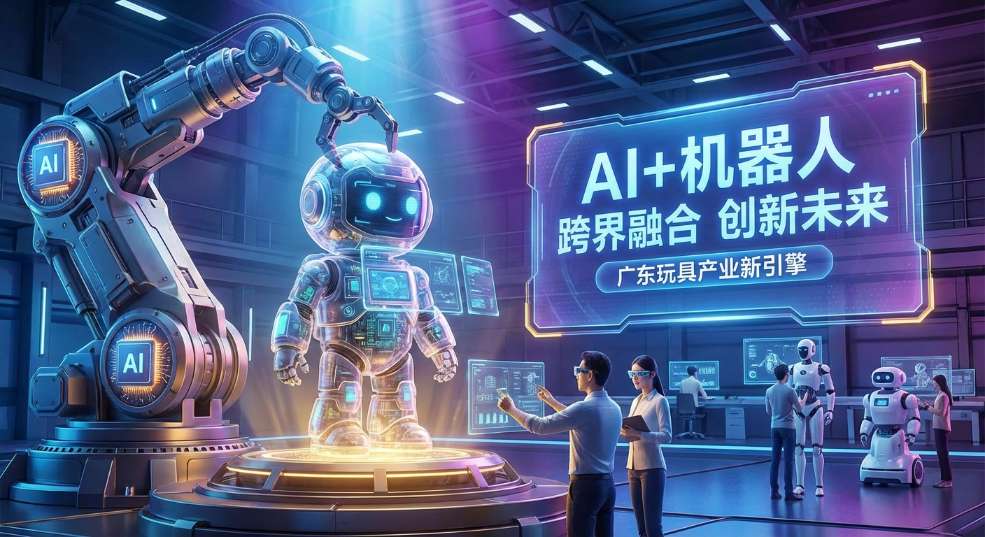 广东：加快推动人工智能与玩具产业融合，探索“AI + 机器人”跨界模式