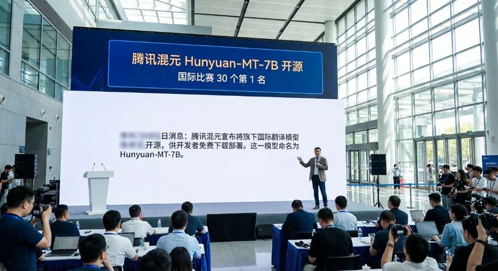 在国际比赛中拿下 30 个第 1 名，腾讯混元开源轻量级翻译模型 Hunyuan-MT-7B第一张图