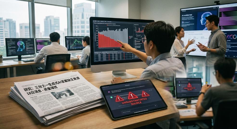 研究显示生成式 AI 工具答案质量堪忧：三分之一缺乏可靠来源支持第二张图