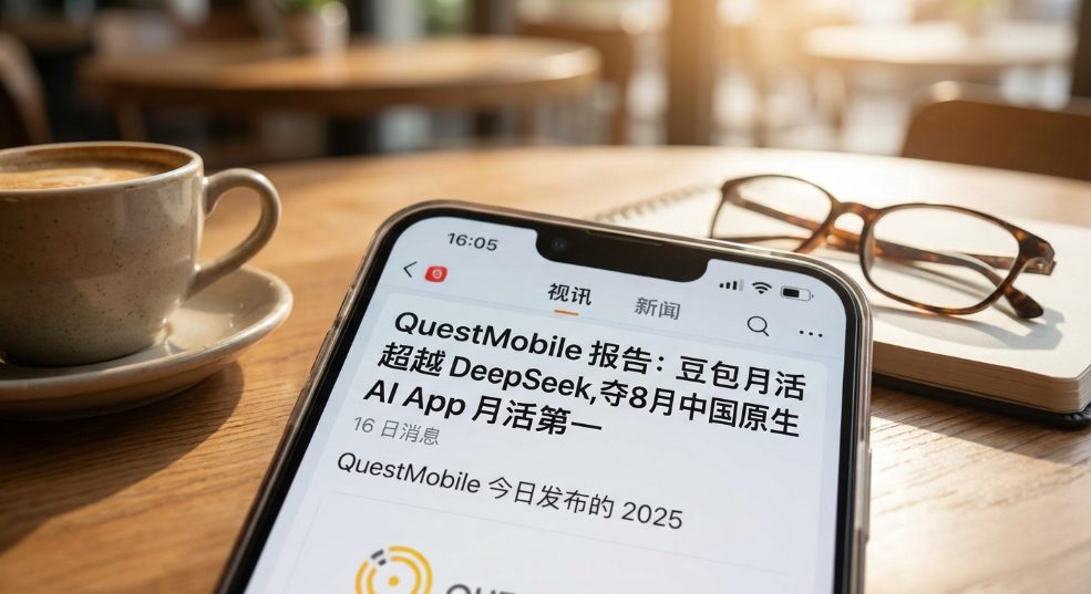 QuestMobile 报告：豆包月活超越 DeepSeek，夺 8 月中国原生 AI App 月活第一第二张图