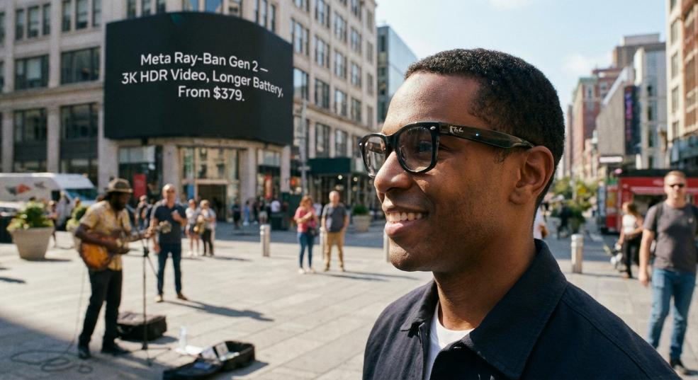 Meta 发布第二代雷朋 AI 眼镜：新增 3K HDR 视频录制、续航翻倍，379 美元起第一张图