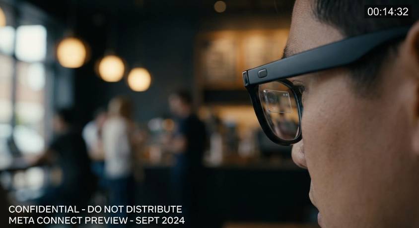 Meta 提前泄露新款带显示屏的智能眼镜第二张图