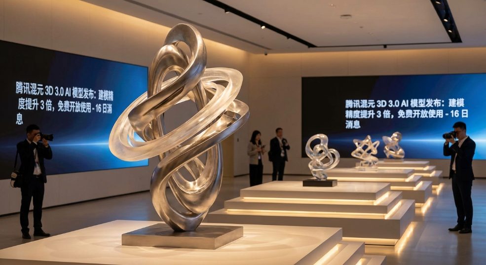 腾讯混元 3D 3.0 AI 模型发布：建模精度提升 3 倍，免费开放使用第二张图