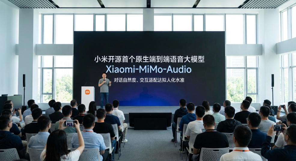 小米开源首个原生端到端语音大模型 Xiaomi-MiMo-Audio,对话自然度、交互适配达拟人化水准 小米开源首个原生端到端语音大模型 Xiaomi-MiMo-Audio,对话自然度、交互适配达拟人化水准第一张图