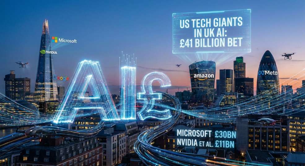 美科技巨头扎堆布局英国 AI 领域：微软投资 300 亿美元、英伟达等投资 11