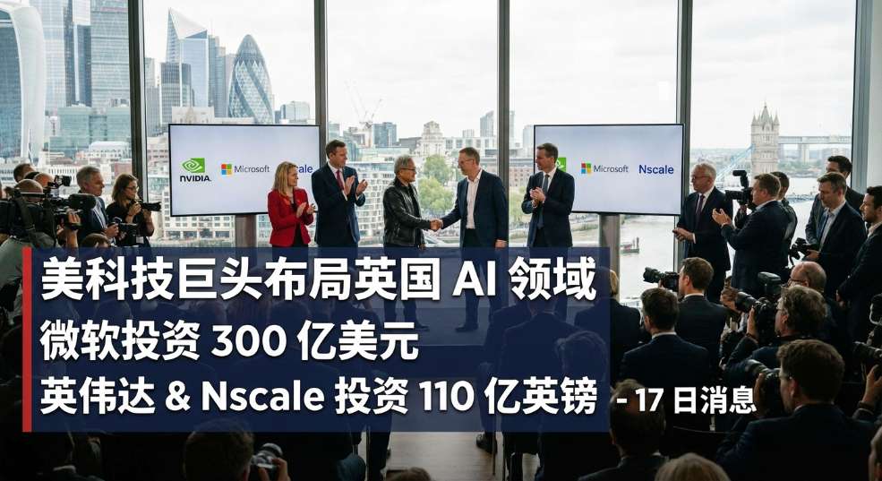美科技巨头扎堆布局英国 AI 领域:微软投资 300 亿美元、英伟达等投资 110 亿英镑 美科技巨头扎堆布局英国 AI 领域:微软投资 300 亿美元、英伟达等投资 110 亿英镑第二张图