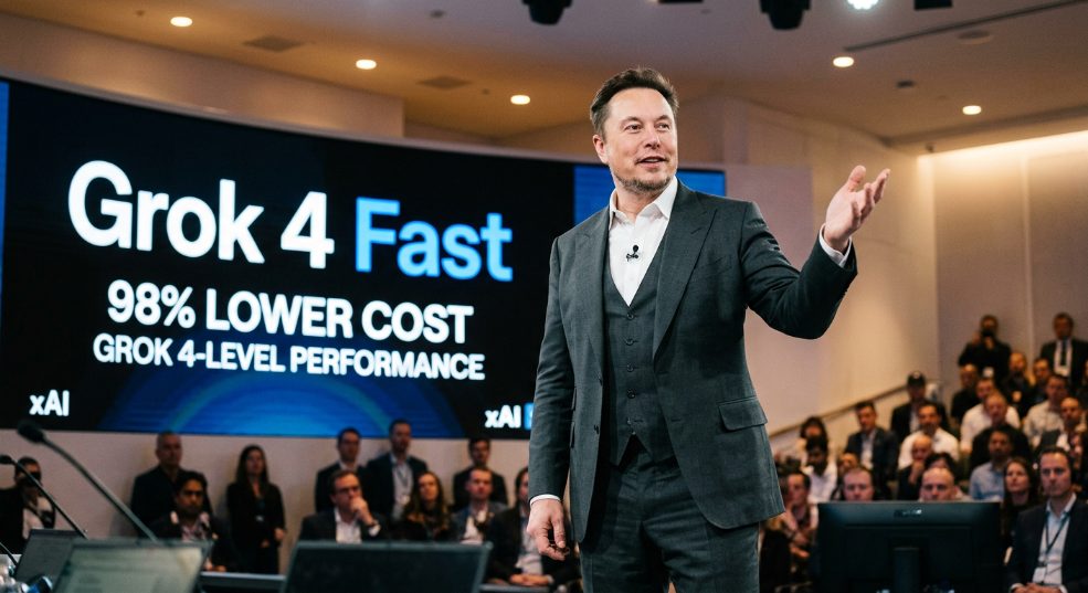 马斯克 xAI 最具性价比 AI模型 Grok 4 Fast 登场:Grok 4 级性能,价格降低 98% 马斯克 xAI 最具性价比 AI模型 Grok 4 Fast 登场:Grok 4 级性能,价格降低 98%第二张图