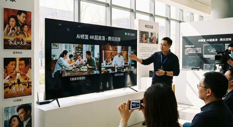 腾讯视频全新上线“AI 修复”片单，《家有儿女》《食神》等 4K 超高清画质第一张图