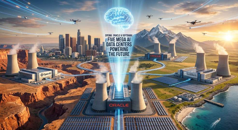 OpenAI、甲骨文与软银宣布在美国新建五大 AI 数据中心