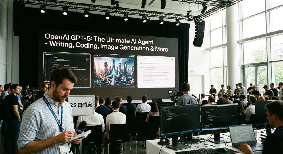 OpenAI 最强 AI 智能体曝光：基于 GPT-5，轻松驾驭写作、编程、生图等任务第一张图