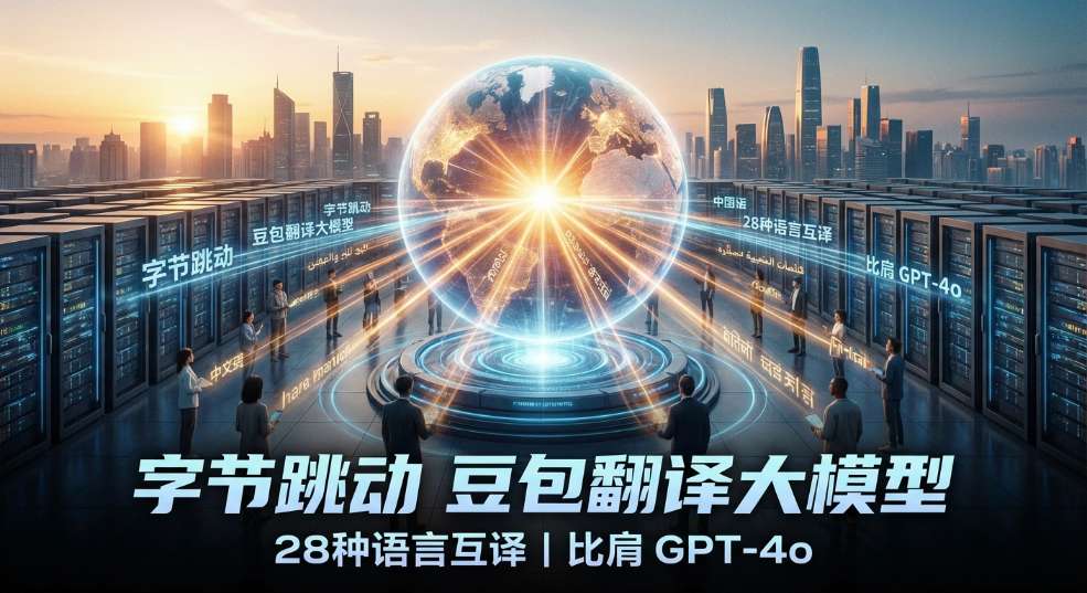 字节跳动推出豆包翻译大模型：支持 28 种语言互译，性能比肩 GPT-4o