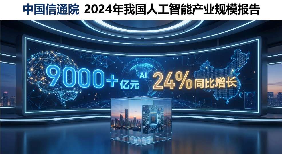 中国信通院：2024 年我国人工智能产业规模超 9000 亿元，同比增长 24%