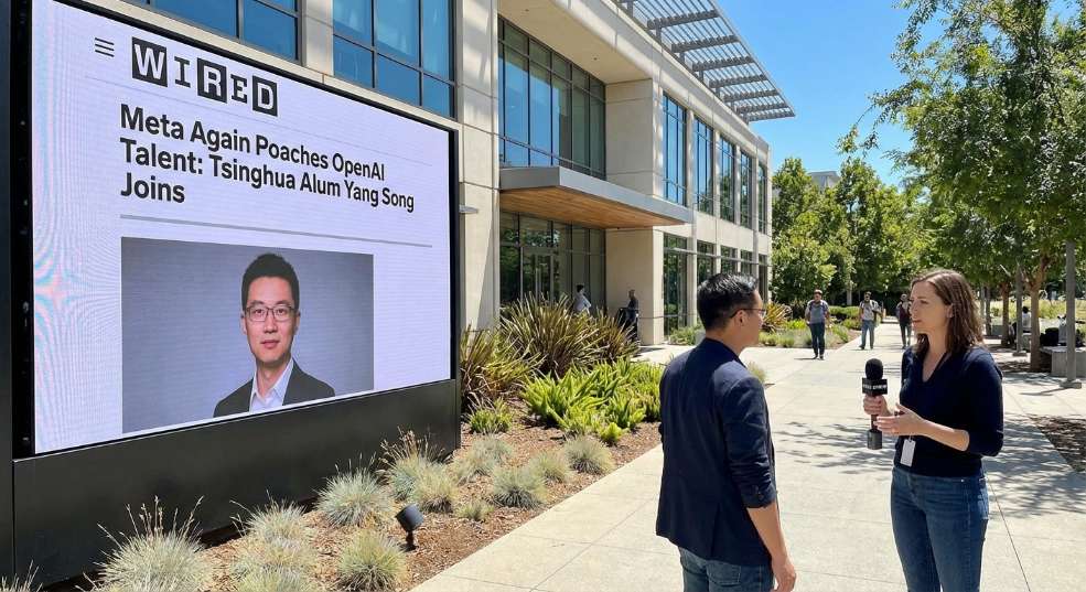 Meta 再挖 OpenAI 墙角，清华校友宋飏加入第一张图